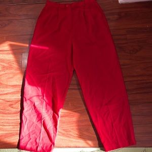 Vintage red pants